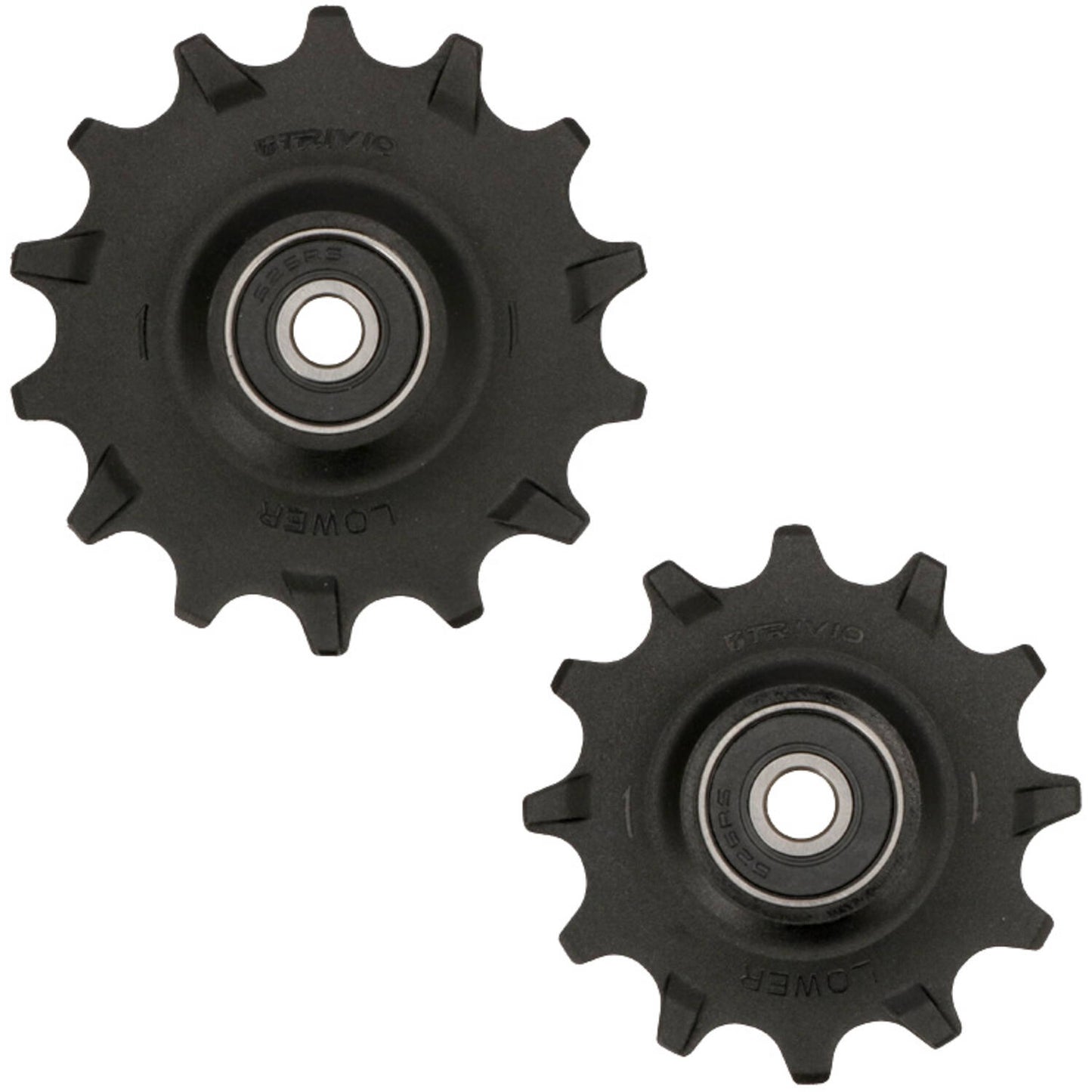 Trivio - derailleurwieltjes 12 14t chromo lagers