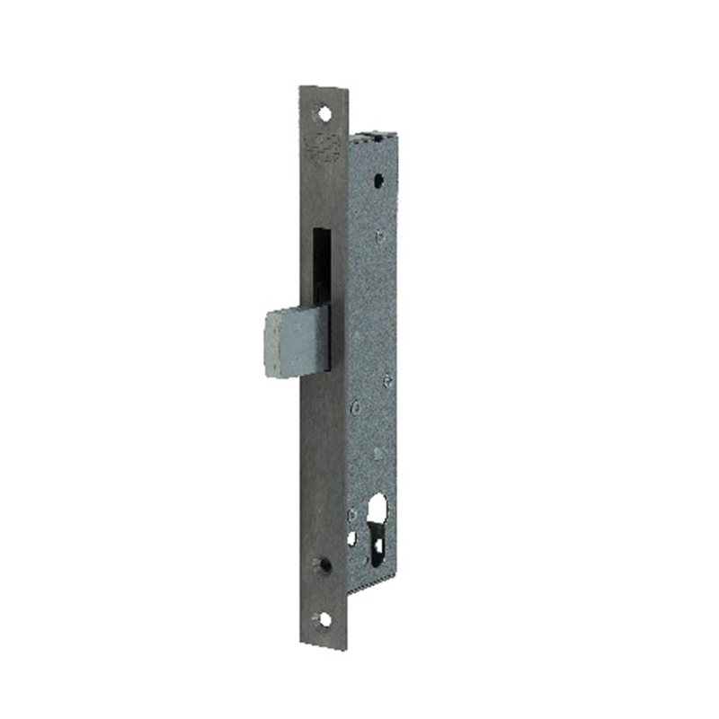 Cerradura de perno giratorio Nemef 9660 | dm30mm | placa frontal acero inoxidable 24x245mm rectangular | perno giratorio de acero galvanizado | dr 1+2+3+4 - 9966207000