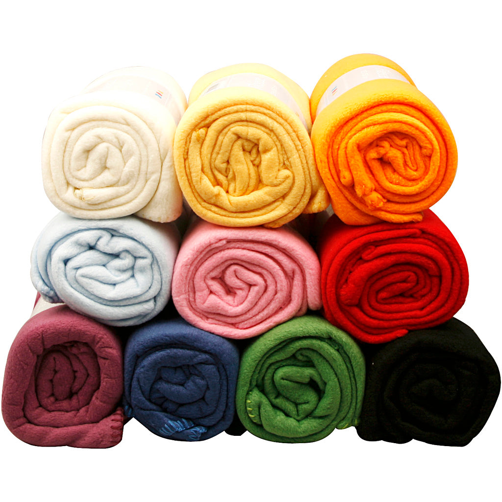 Felpa aziendale Creativ, l: 125 cm, l: 150 cm, vari colori, 10 pezzi 1 scatola