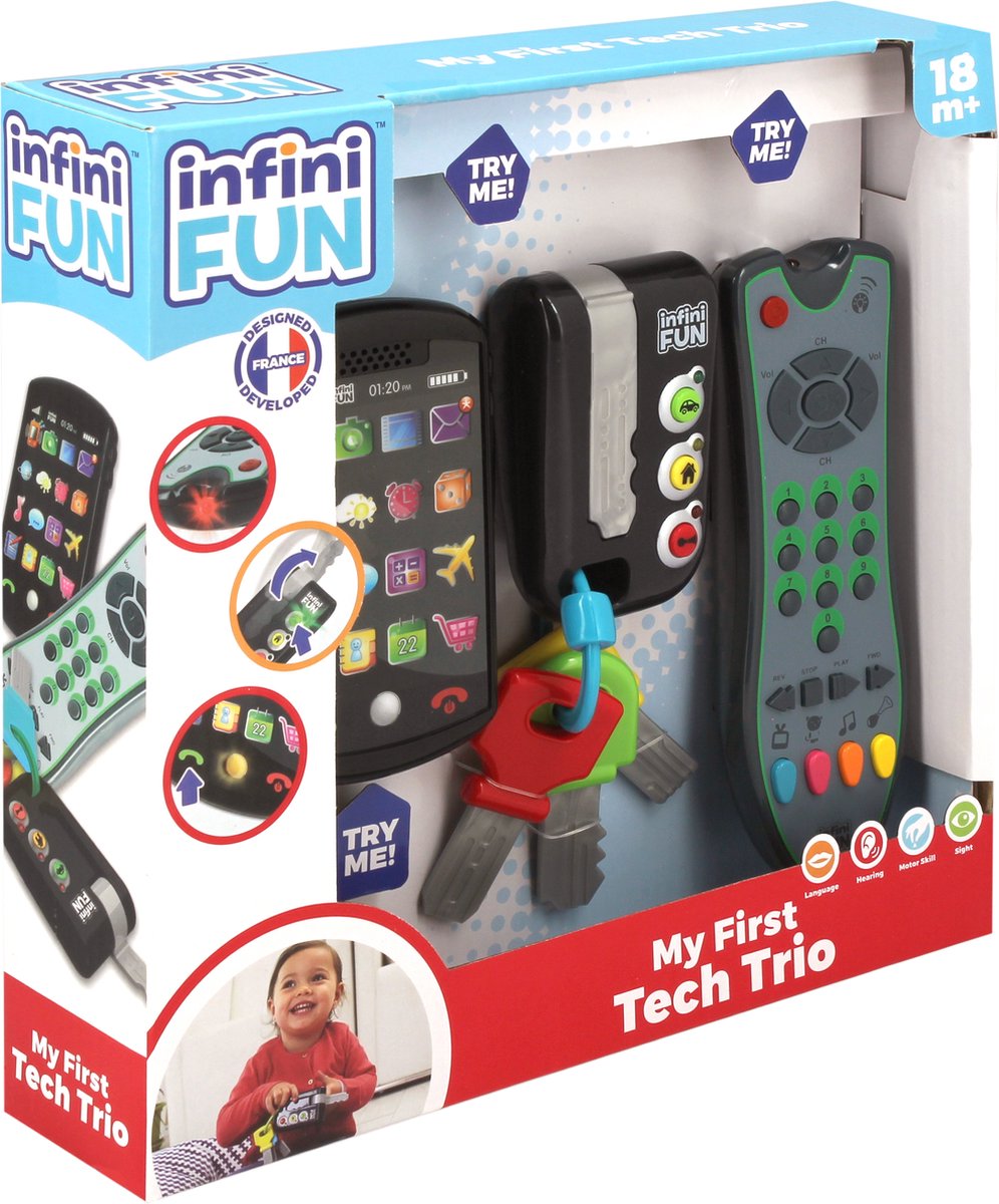 Jumbo - infinifun - mijn eerste tech trio - speelgoed vanaf 1 jaar