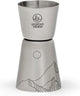 Leopold vienna - barmaatje 20 40ml rvs jigger - pipet met lasergravure mountains