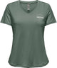 Only play - save life vn ss reg tee - maglietta da allenamento a maniche corte da donna - verde