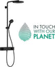 Hansgrohe pulsify s showerpipe 260 1jet ecosmart con tableta de ducha select 400 negro mate