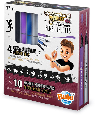 Buki france buki marker tattoo studio - silver colored