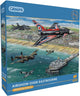 Gibsons - airshow over eastbourne (airshow over eastbourne) - matthew emeny - 500 pieces - 48×34cm - jigsaw puzzle for adults