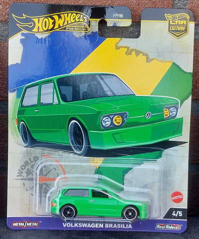 Hot Wheels hrv82 veicolo giocattolo per cultura automobilistica Volkswagen Brasilia World Tour