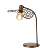 Lampada da tavolo Eglo swaby - e27 - 46,5 cm - bronzo