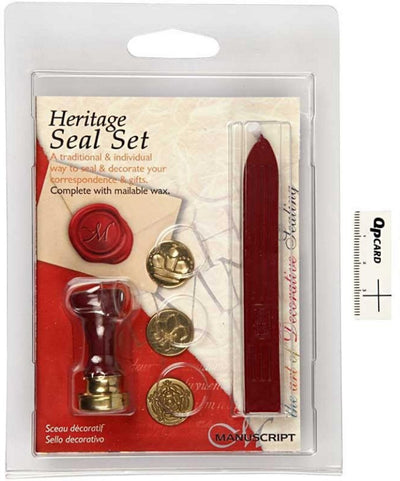 Creative Company Seal Set, Kroon, Bloem, francese Lily, D 18 mm, 1 set