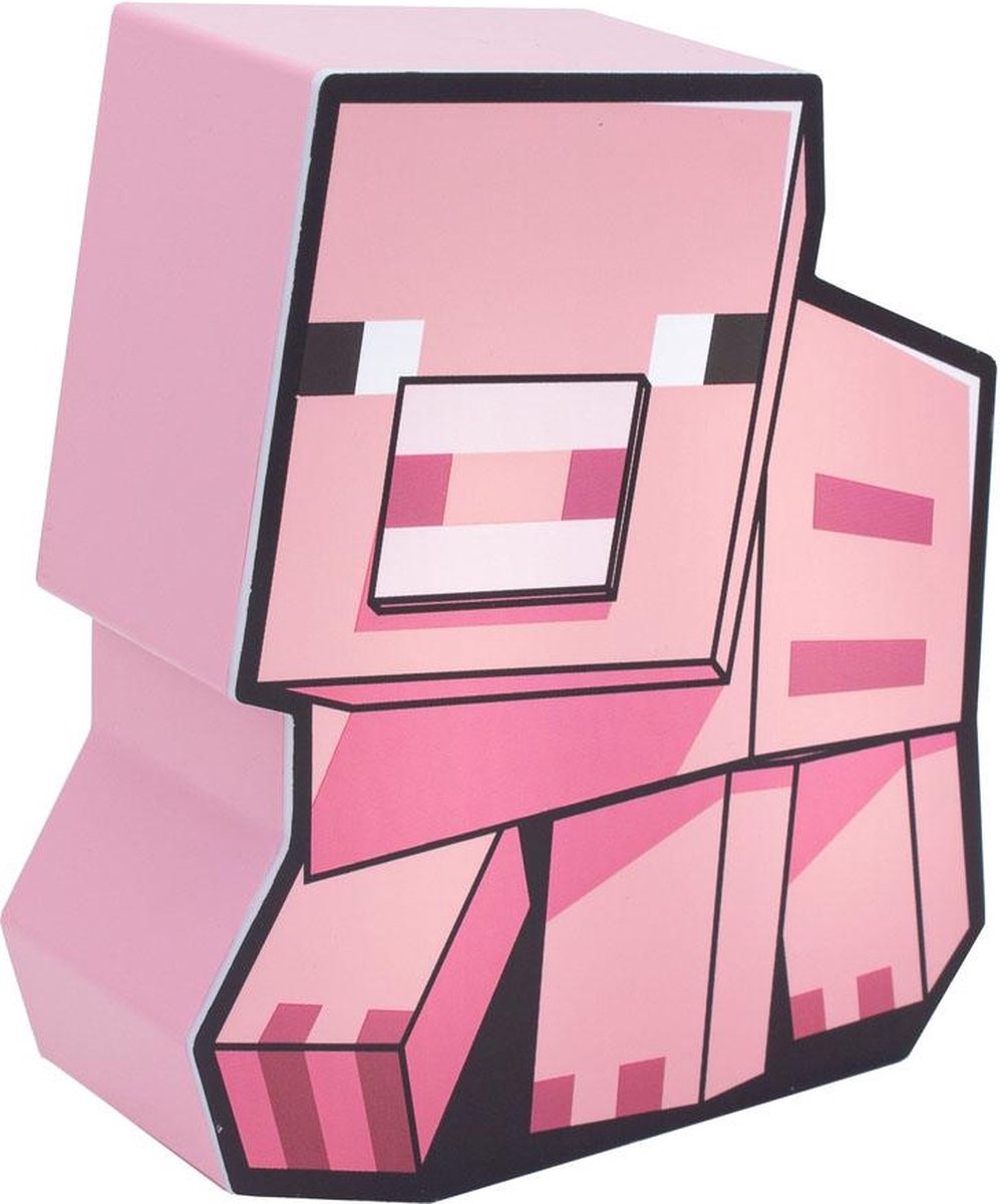 Paladone minecraft pig box lamp