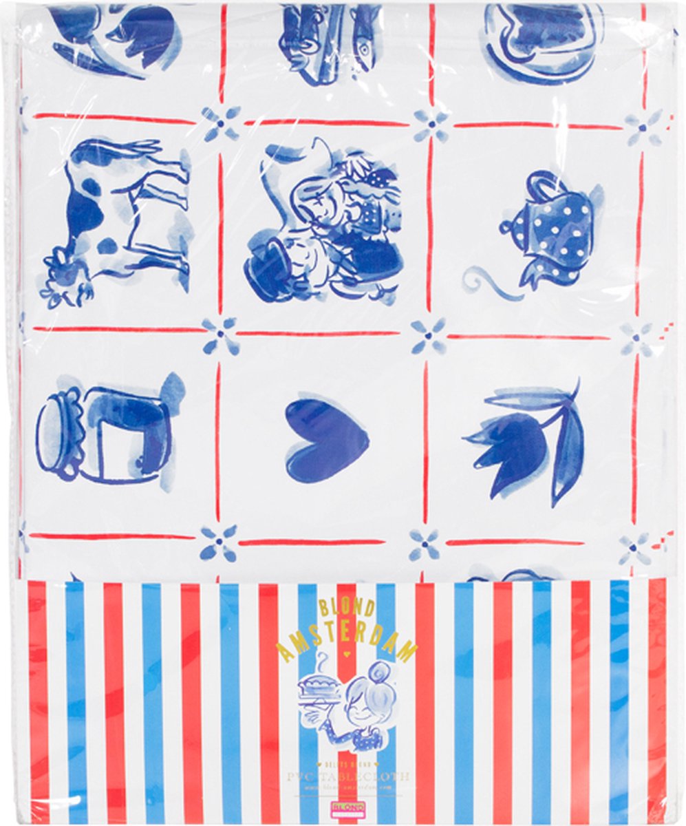 Blond Amsterdam, rubio de Delft: hule embalado 140x240cm