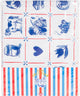 Blond Amsterdam, rubio de Delft: hule embalado 140x240cm