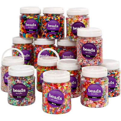 Https: www.cchobby.nl plastic-kralen-afm-6-15-mm-gatgrootte-1-5-6-mm-diverse-kleuren-16x700-ml-1-doos
