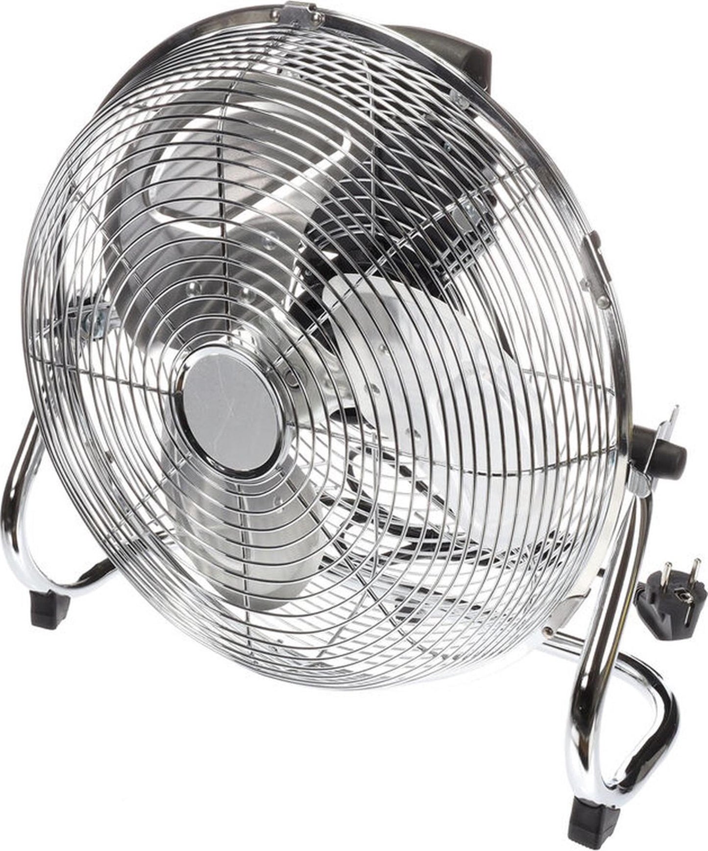 Excelente ventilador de suelo electrico ø30cm 50w cromo