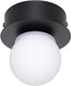 Lampada da soffitto - lampada da parete - bagno - LED Eglo Mosiano - ø 11 cm - bianco e nero