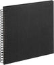Walther sa-510-b cloth - spiraal album - formaat 30 x 30 cm - zwart