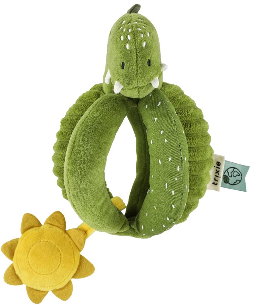 Trixie mr. dino grijpballetje â€“ 3m+ â€“ met kreukelgeluid - leuk geboortecadeau