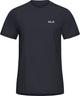 Jack wolfskin essenziale t w camicia da esterno da donna-blu scuro