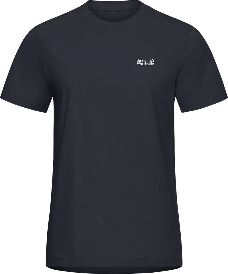 Jack wolfskin esencial t w camisa outdoor mujer-azul marino oscuro