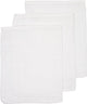 Meyco baby uni washandjes - 3-pack - hydrofiel - white - 20x17cm