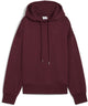 Puma her oversized hoodie fl ladies sweater - ruby shimmer