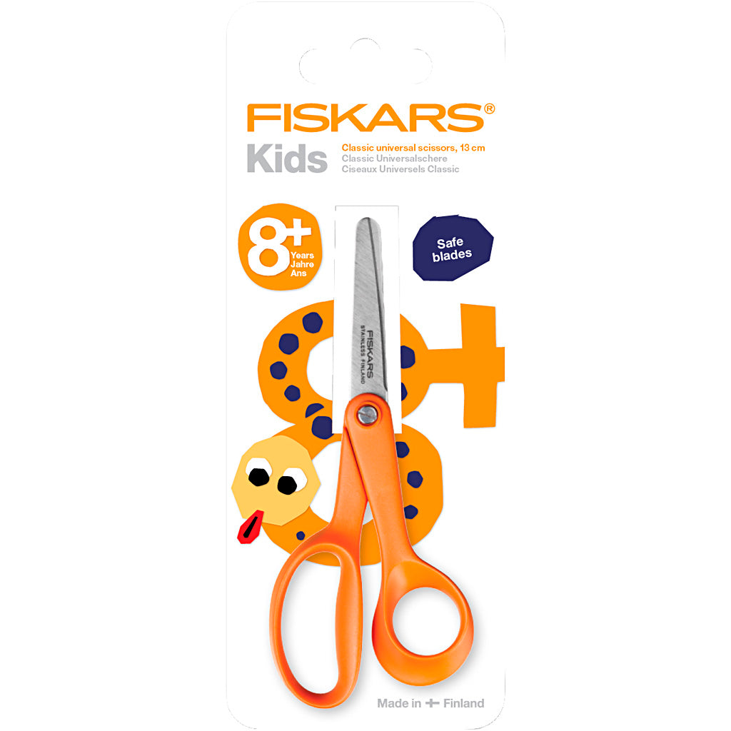 Forbici classiche per bambini Fiskars, l: 14 cm, per destrimani, 1 pezzo