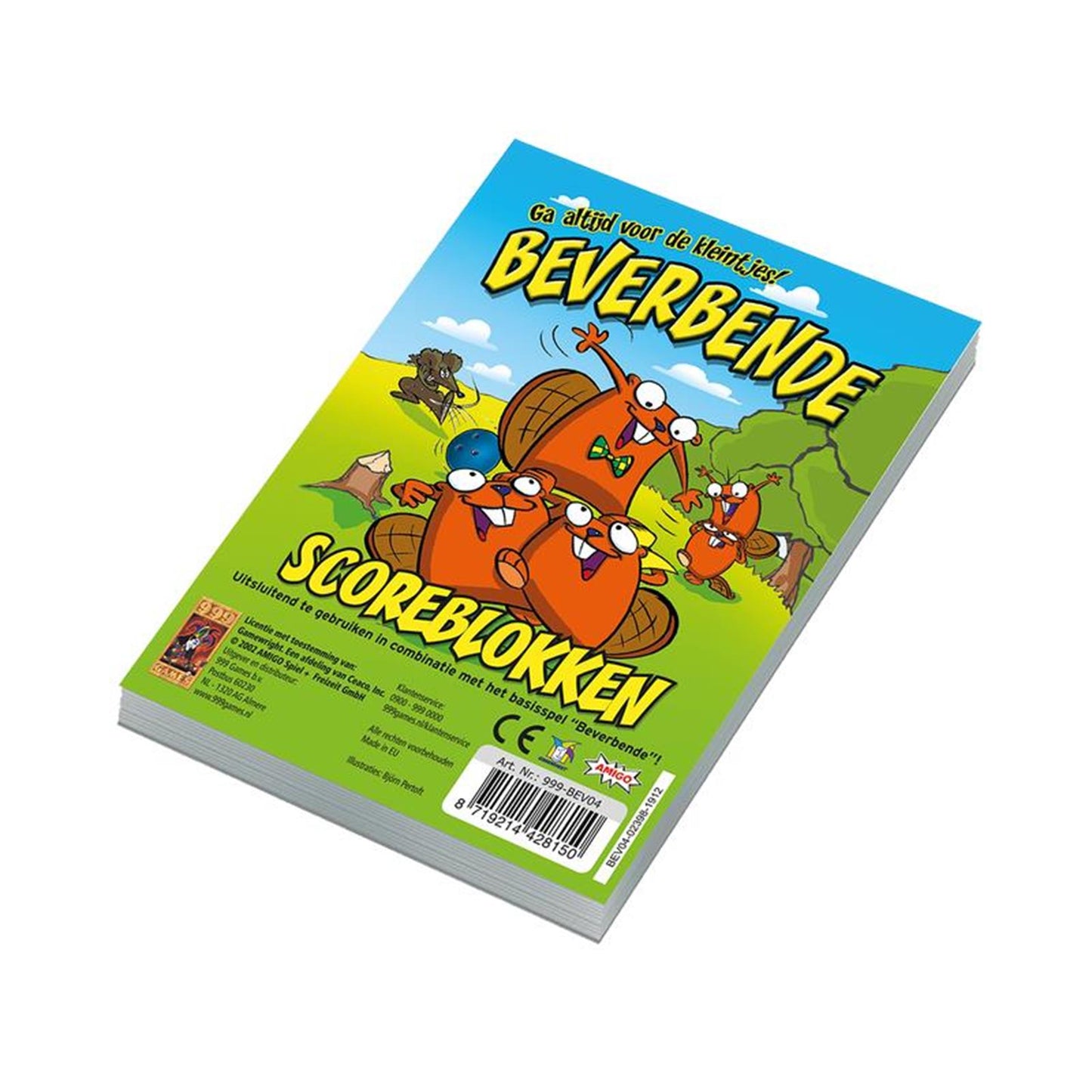 999games Scoreblokken Beverbende, 3st.