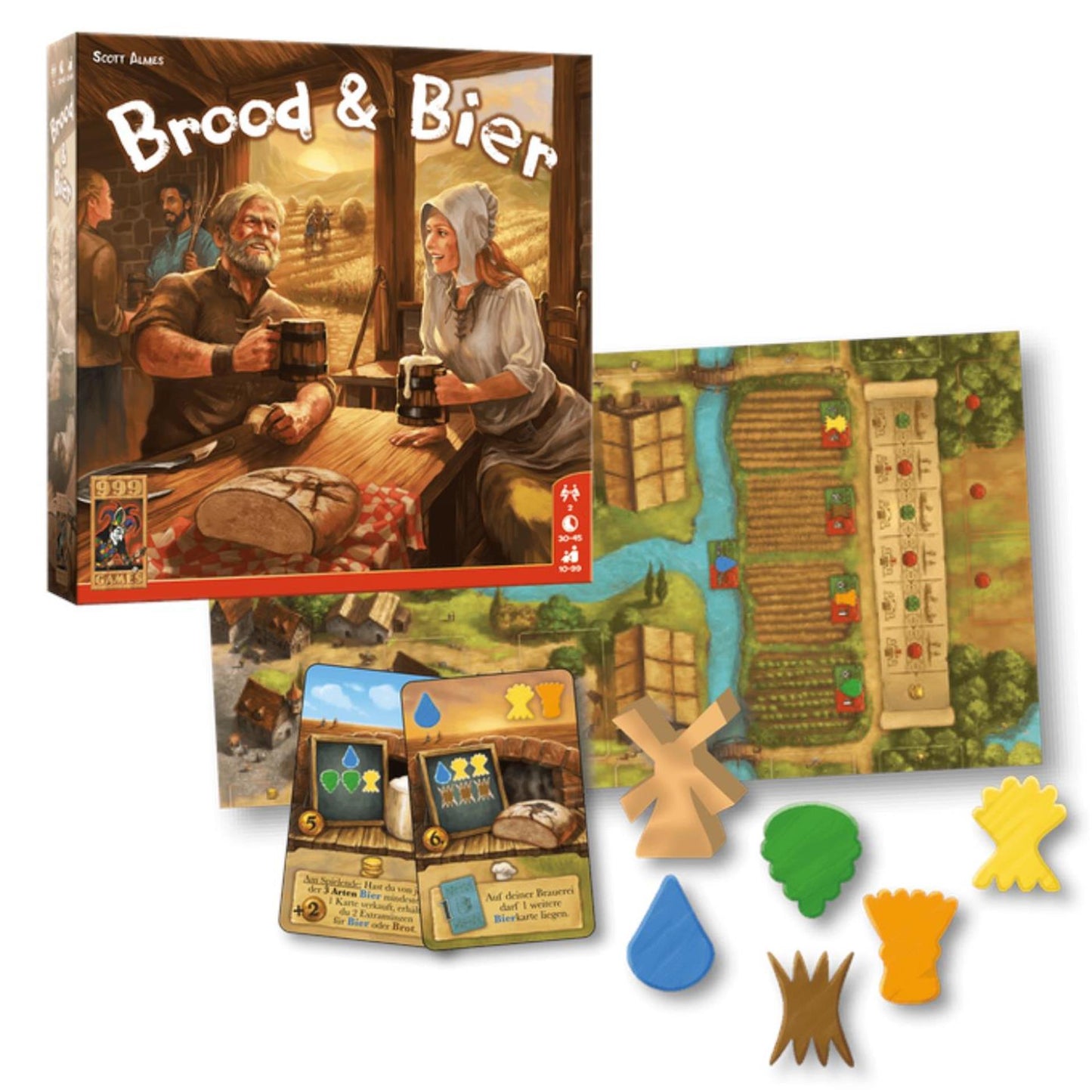 999 Games Bread Beer Board Game