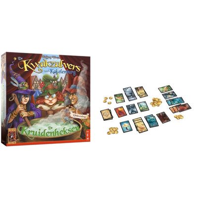999Games de Kwakzalvers van Kakelenburg: el juego de mesa de expansión de la cerca de hierbas
