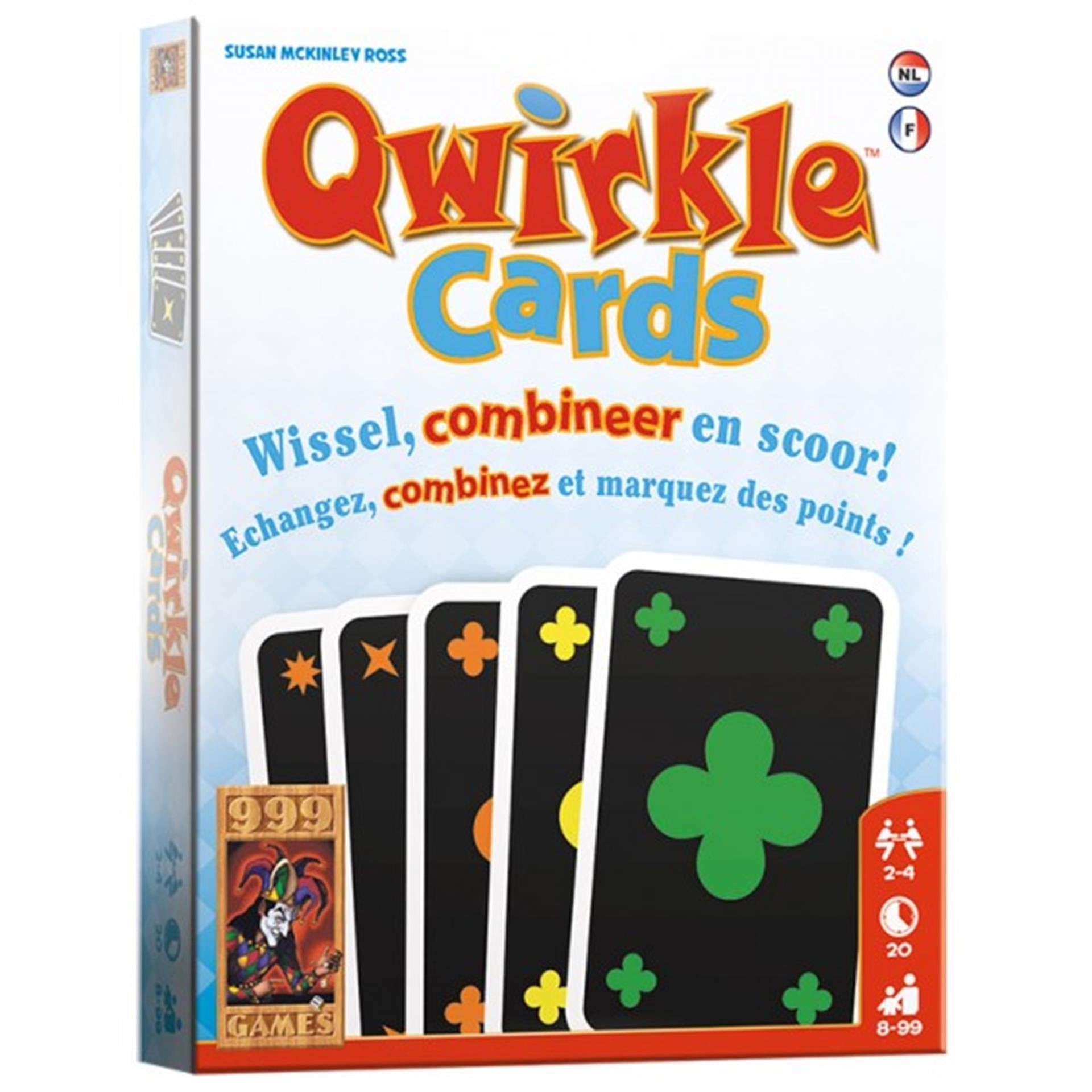 999games 999 games qwirkle cards kaartspel