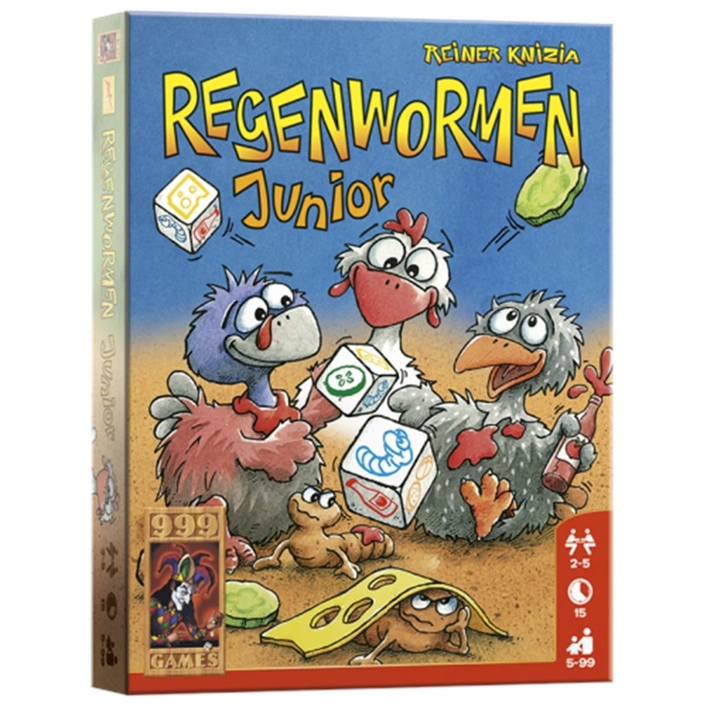 999Games Dobbelspel Regenwormen: Junior