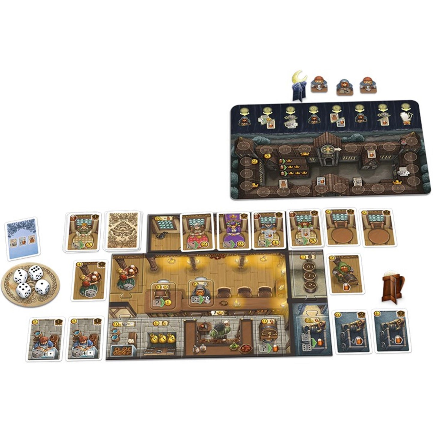 999 -Games The Tavernen of the Old City of Board Game