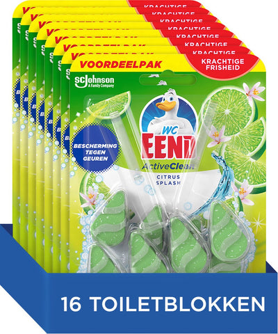 Toilet duck toilet block active clean duopack citrus