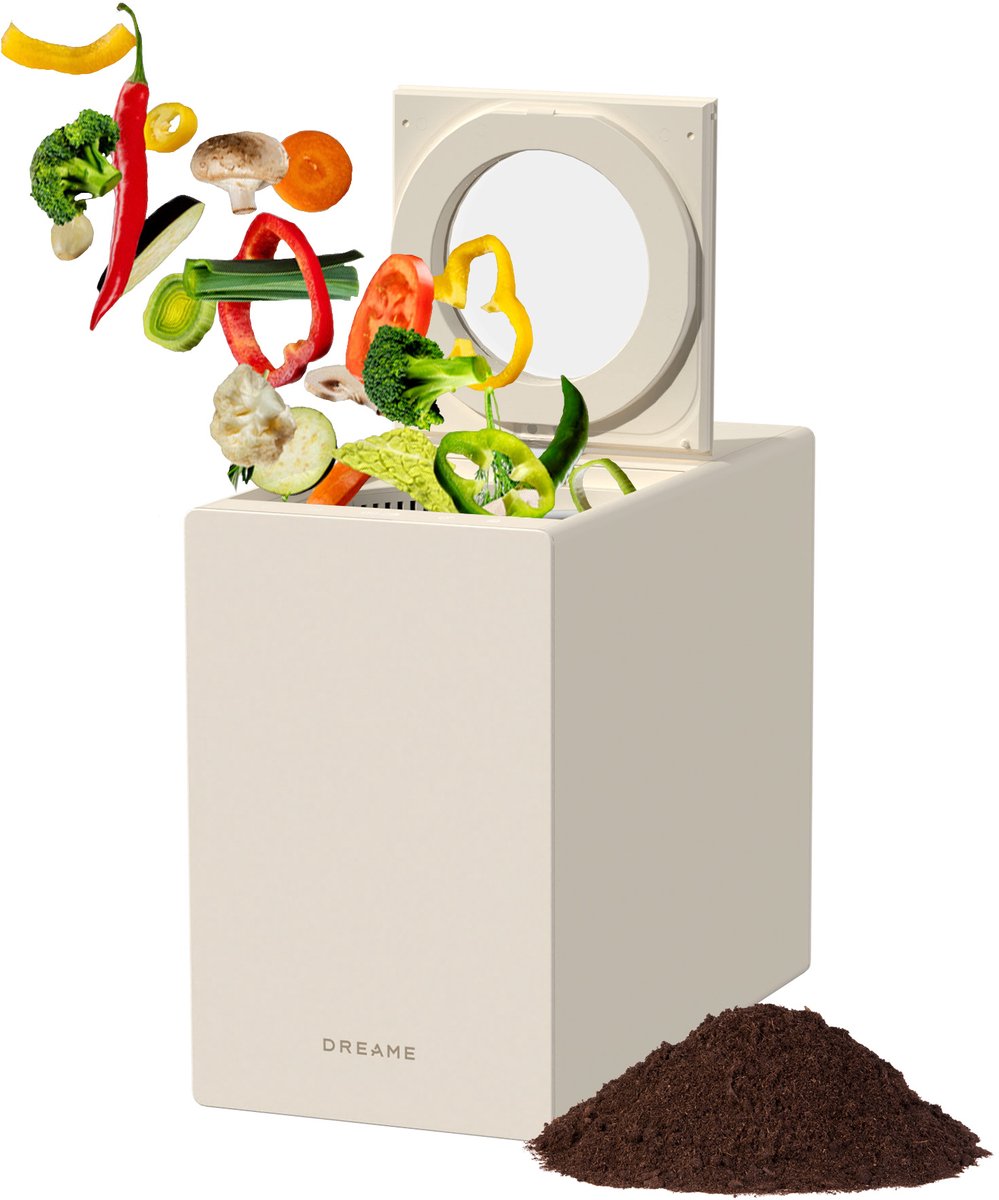 Processore per rifiuti alimentari Dreame sf25 - 2,5 l - ultra silenzioso 27 dB - inodore - autopulente - composter da cucina elettrico da banco