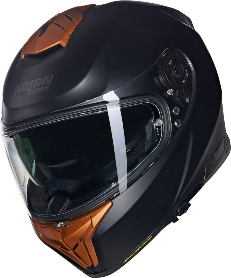 Casco integral Nolan n80-8 classico nobile 311 negro ocre mate - talla m - casco