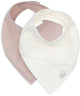 Jollein bavaglino bandana - idrofilo - bavaglini - 2 pezzi - farina d'avena alla rosa canina
