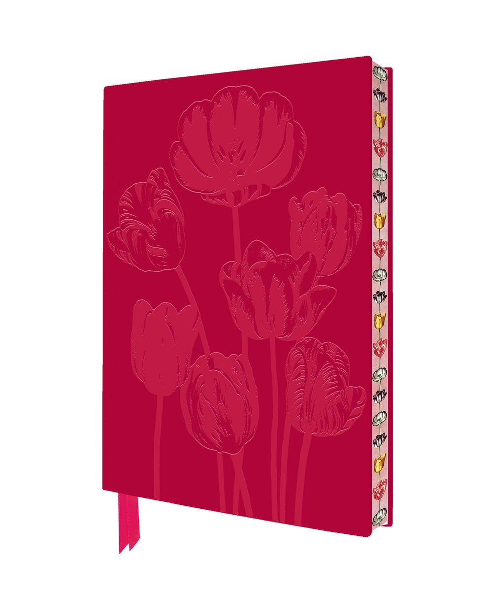 Flame tree journals temple of flora: tulips artisan art notebook ()