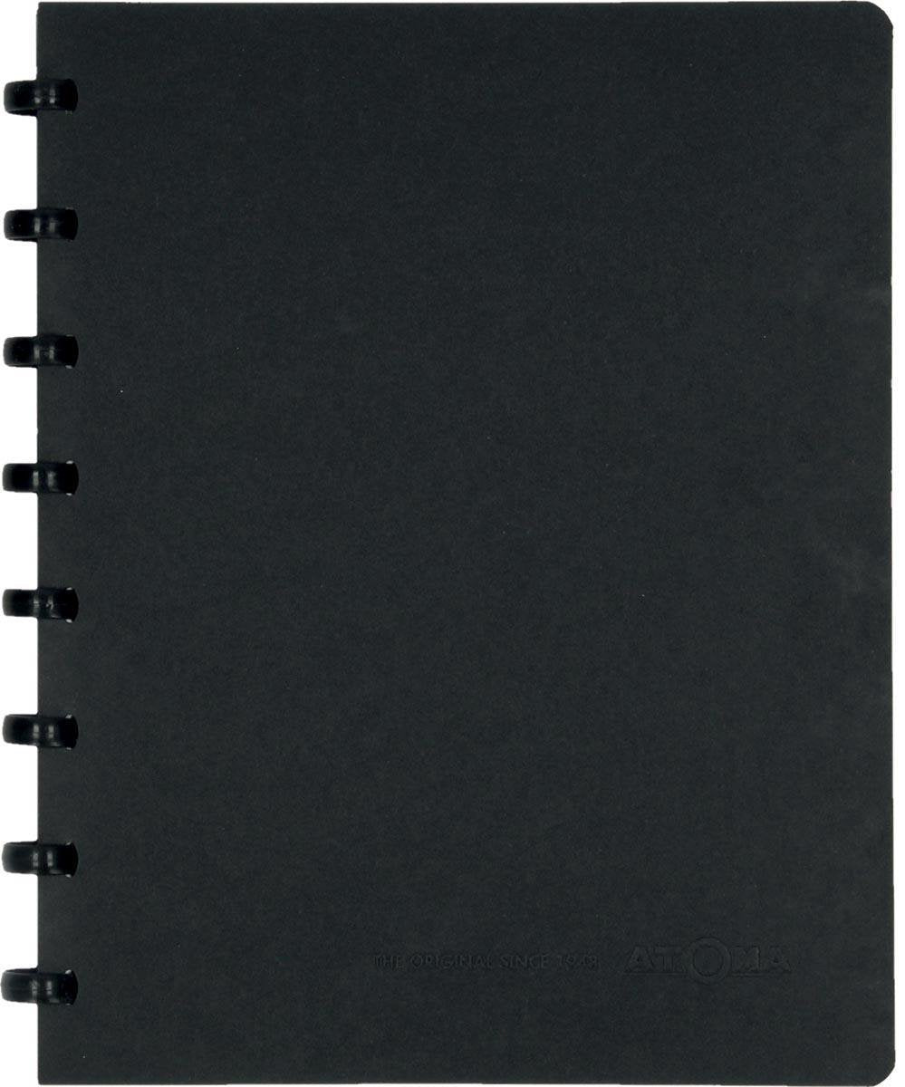 Quaderno per riunioni Atoma, ft a5, nero, a righe