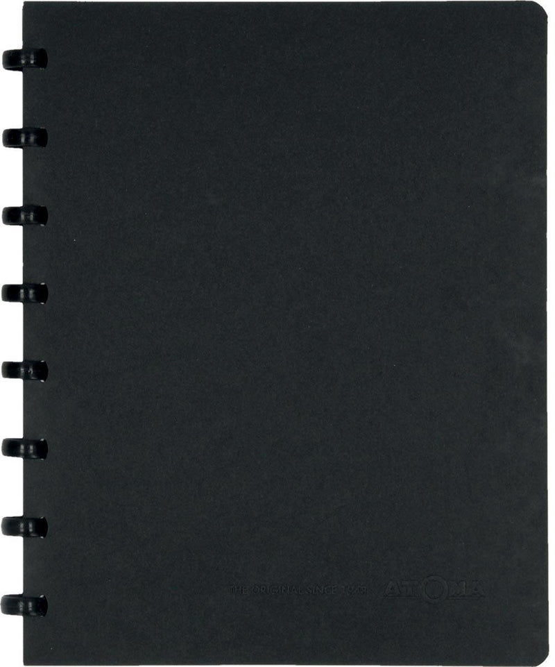 Quaderno per riunioni Atoma, ft a5, nero, a righe