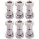 Bofix Seat Pegbout Allen 16 mm Chrome (6 piezas)