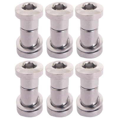 BOFIX Seat Pegbout Allen 19 mm Chrome (6 pezzi)