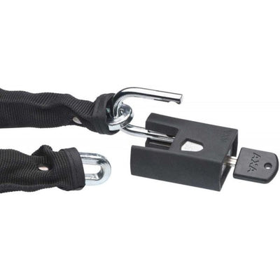 Axa clinch+ bloqueo de cadena 85 cm negro - bloqueo de cadena de bicicletas de alta calidad