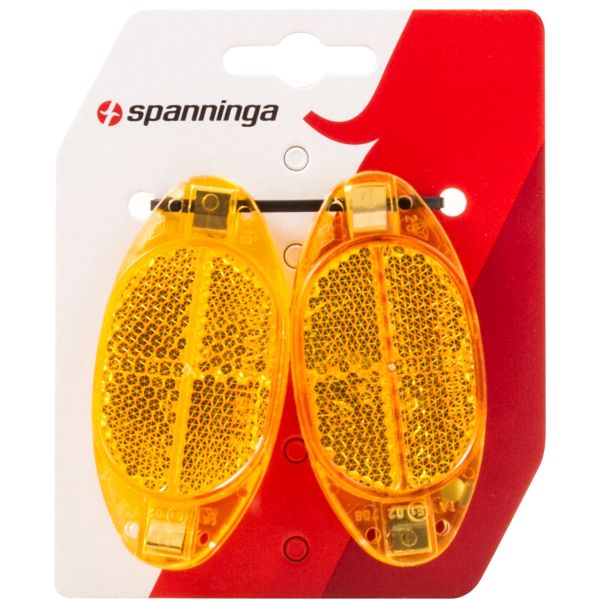 Rayo de rueda Spanninga-refl.(2) naranja en tarjeta