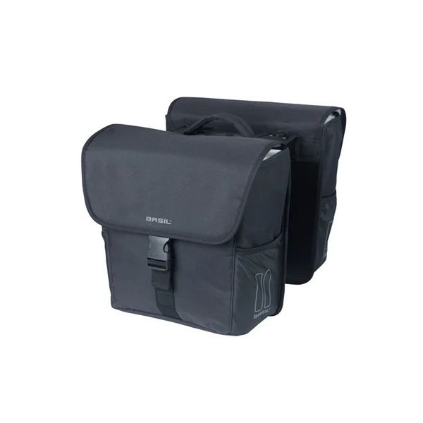 Basil Bag Go Mik Double Black 32L