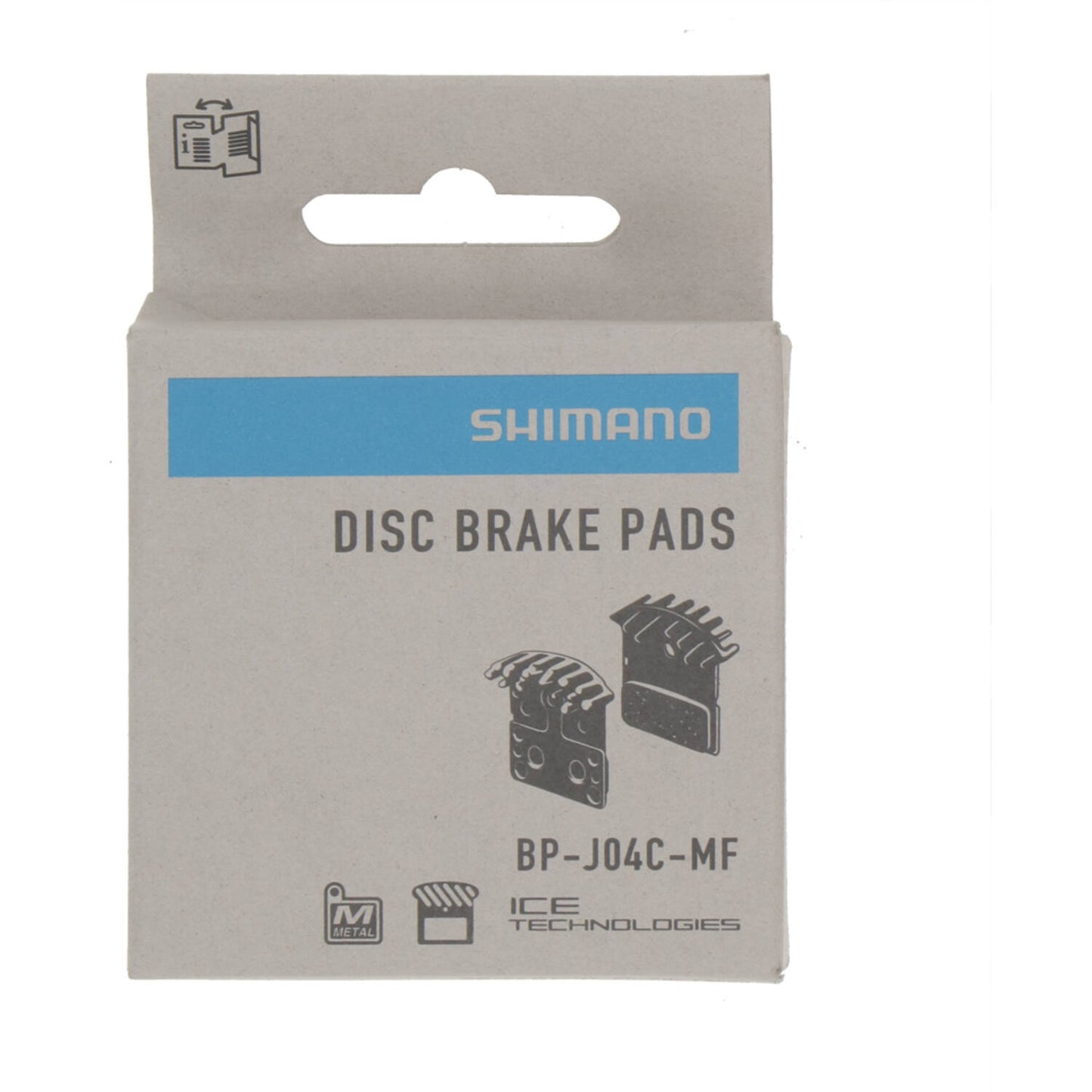 Shimano Disc Brake Block Juego de metal J04C con aletas de enfriamiento