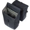 Basil tas move dubbel mik zwart | 30l