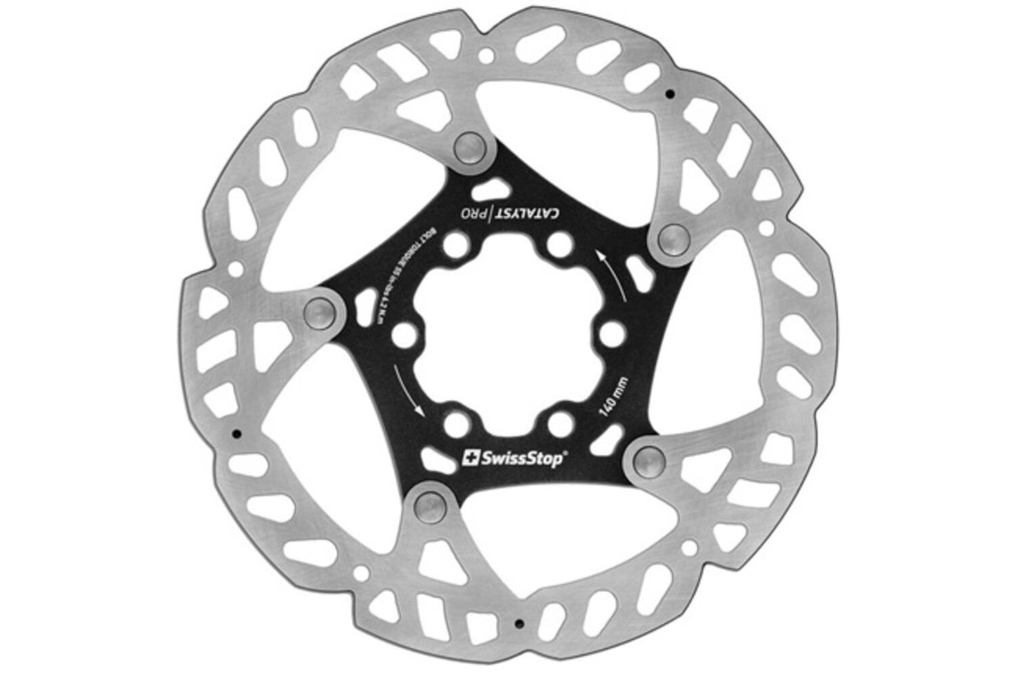 Swissstop Swissstop Disc de freno Catalyst Pro 6 perno 140 mm