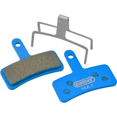 Conjunto de bloque de freno de disco Elvedes orgánico Tectro Dorado (bicicleta electrónica)