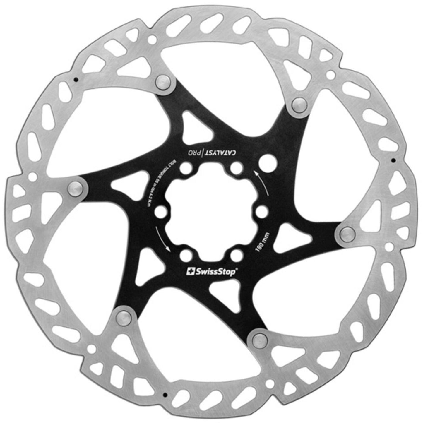 Swissstop Swissstop Disc de freno Catalyst Pro 6 perno 180 mm