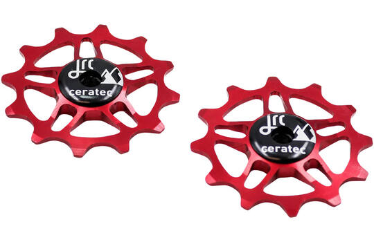 Jrc - keramische derailleur wielset sram force, red, rival axs 12t rood