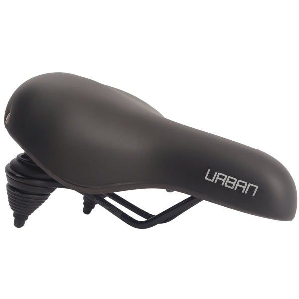 Saddle Urban de bicicleta - Negro (empaque del lugar de trabajo)